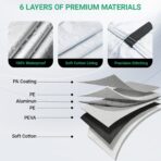 Half Car Cover for SUV, Sunroof & Windshield Cover for Ice and Snow, Hail Protector with Cotton Liner, Waterproof Roof Car Cover for All Weather Sun Rain Dust Protection - Image 6