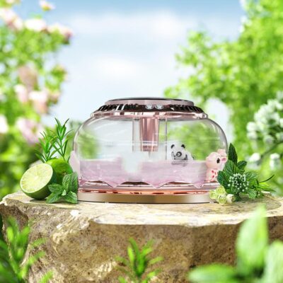 Solar Powered Car Perfume Decoration, Rotating Aromatherapy Diffuser Ornament, Compact Floating Air Freshener with Essential Oil for Vehicle Dashboard - Image 8