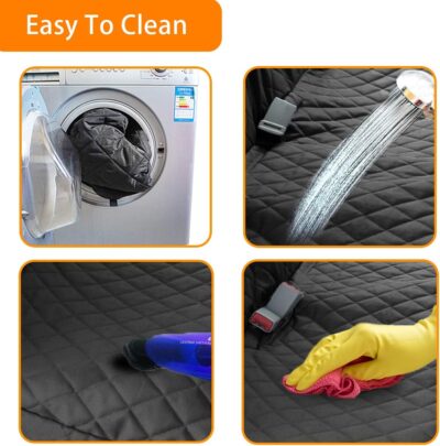 Honest Dog Car Seat Covers, Dog seat Cover with Side Flap for Cars, Trucks, and Suv's - Waterproof & Nonslip Pet Seat Cover for Backseat - Image 9