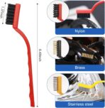 Auto Car Detailing Brush Set Car Interior Cleaning Kit Includes 3 Boar Hair Detail Brush,3 Wire Brush, 3 Air Vent Brush for Cleaning Car Interior Exterior, Dashboard Engines Leather Wheel - Image 7