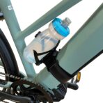 Bikase Side Loader Water Bottle Cage with Anywhere Strap - Works Great with Large Diameter EBIKE Frames - Works with Compact Frames - Image 4