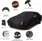 NEVERLAND Car Cover Waterproof All Weather for Automobiles, Outdoor Sedan Full Cover Heavy Duty Protection Snow Anti-UV Windproof for BMW/Mercedes-Benz/Audi/Honda/Toyota (Size:208''L x 78''W x 59''H) - Image 7