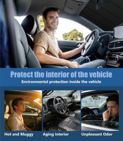 Windshield Sun Shade for Toyota RAV4 2019-2025, Custom-fit Windshield Cover, Keep Vehicle Cool, Protect Dashboard, Foldable Car Window Shades – Toyota RAV4 Accessories - Image 5