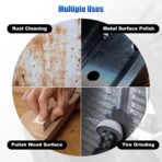 Sporacingrts 2500rpm Low Speed Air Tire Buffer Tire Repair Kit Polishing Cleaning Tool 35 mm Pneumatic Automatic Buffing Wheel Machine Tire Patch Tools Rear Exhaust - Image 6