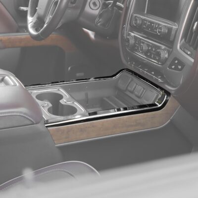 RT-TCZ for Chevy Silverado Chrome Center Console Trim Frame Cover for Chevy Silverado GMC Sierra 2014-2018 Silver Chrome Interior Accessories - Image 7