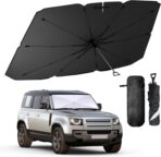 helloleiboo 𝟐𝟎𝟐5 𝑼𝑷𝑮𝑹𝑨𝑫𝑬 Foldable Car Windshield Sun Shade Umbrella,360° Rotating Sunshade for Car Windshield Front Window Reflective Heat Automotive Interior Sun Protection for Cars Trucks