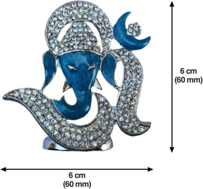 FURE B-Fashionable Om Ganesha Idol (Blue) - Image 2