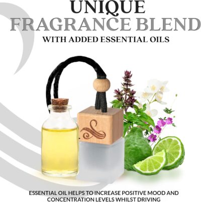 Inspired by Inv.ictus Car Air Freshener for Men | Long Lasting Luxury Diffuser | Automotive Scent Perfume | Vent Clip Auto Air Freshener | Odour Eliminator Technology | Masculine Diffuser Scents 8ML - Image 4