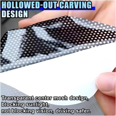 4PCS Car Side Window Sunshade, Block UV Rays Privacy Protector Car Static Cling Film Sticker, Reusable Washable Auto Shade Stickers for Heat Glare Protection, Window Film for Most Cars - Image 5
