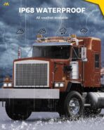 MAYELLO 4Pcs 4x6 LED Headlights DOT 60W Hi/Lo Sealed Beam Headlights Compatible with Peterbilt 379 Kenworth T800 T600 Freightinger Ford Probe Chevy Oldsmobile Cutlass H4651 H4652 H4656 H4666 H6545 - Image 7