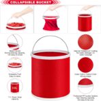 39Pcs Car Wash Cleaning Kit with Foam Gun Sprayer Detailing Brushes Collapsible Bucket Windshield Cleaning Tool Tire Brush Towels Complete Interior Exterior Detailing Set for Car - Image 3