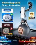 Wireless Car Charger,Mosurr 15W Auto Clamping Phone Holders for Your car fit for iPhone 16 15 14 Mini Pro Max, Samsung Galaxy S25 Ultra S24 S23+, etc, Fathers Day for Gifts (Sliver) - Image 3