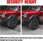 Mabett Mud Flaps for Ford Bronco Accessories 2026,2021-2025 2/4-Door No Punching Required Front and Rear 4PCS - Image 4