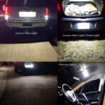 Alla Lighting 4x T10 194 168 LED Bulbs W5W 2825 175 158 CAN-Bus, 6000K White License, Parking, Map, Dome, Door, Trunk Lights - Image 3