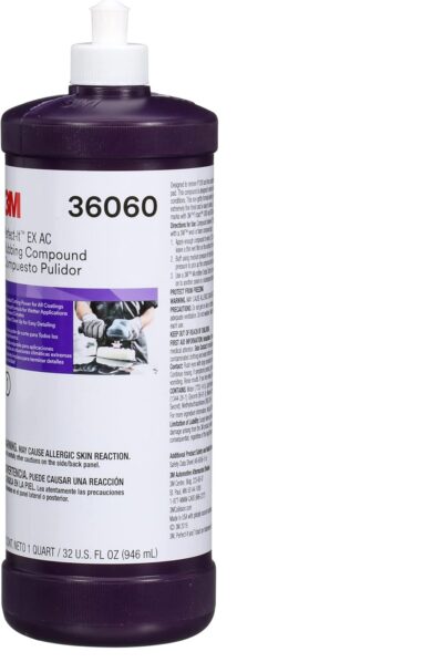 Perfect-It Perfect-It EX AC Rubbing Compound, 36060, Fast Cutting, High Performing, 1 qt (32 fl oz) - Image 2