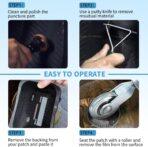 Air Tire Repair and Polish Patch Kit with 2500 RPM tire Buffer, Inner Liner Scraper, Patch Roller, and Durable Buffing Wheel for Tire Maintenanc - Image 4