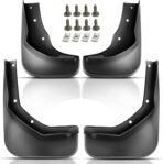 YHTAUTO Mud Flaps Splash Guards Fits Ford Escape 2013-2019 Sport Utility (Without Running Board), Mudguards Mudflaps Accessories for Cars Wheel Protector with Hardware Kit, Front & Rear 4Pcs Set