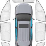 KMF Thicken Car Window Shades for Toyota RAV4 2019-2025 Accessories, 5th Gen RAV 4 Full Car Window Covers Sunshade for Windshield Side Rear,UV Block and Blackout Privacy for Car Camping Outdoor 8pcs