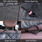 Dog Car Seat Cover for Back Seat Pet Cover for Dogs Waterproof Car Seat Protector Bench Seat Cover, Scratchproof Nonslip Durable Car Seat Covers for SUV,Truck &Cars - Image 4