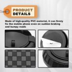 Universal Multifunction Anti-Slip Car Dashboard Mat, Rotatable Car Phone Holder Dashboard Pad with Temporary Parking Number Non-Sticky Mat for Phones Sunglasses Keys Gadgets - Image 2