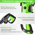 Pressure Washer 4800 PSI Power Washers Electric Powered with 33ft Pressure Hose, 4 Nozzle and Foam Cannon, Powerwashers for Home, Cars, Patio, Light Green - Image 3