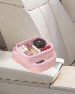 Travel Clear Makeup Bag Set for Women, 3 Pack Travel Size Toiletry Bag with Zipper Small Makeup Pouch for Purse Waterproof Portable Cosmetic Case Compact Car Organizer Storage Bag (Pink Set) - Image 4