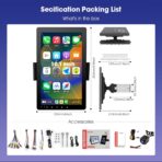 10.1 Inch Rotatable Carplay Screen for Car and Android Auto,Single Din Car Stereo with 720P Backup Camera,Touch Screen GPS Navigation,Bluetooth,Voice Control - Image 8