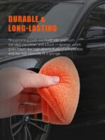 Microfiber applicator pad, Microfiber Sponge, SPTA 10Pcs Ultra-Soft Microfiber Wax Applicator Pads, Cleaning Pads with Finger Pocket Wax Applicator for Applying Wax, Sealants - Image 3