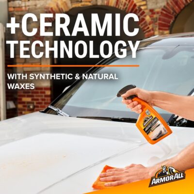 Armor All Extreme Shield Protect & Shine Ceramic Wax, Color Changing Spray Car Wax, 16 Fl Oz Bottle - Image 4