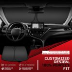 Windshield Sun Shade for Honda Civic 2022 2023 2024 2025 Foldable Sun Sunshade for Car Front Window Blocks UV Rays and Heat Automotive Interior Protector Custom Fit Accessories - Image 2