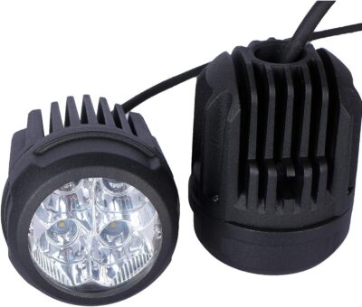 LED Spot Light Kit - 2 Pack, 3 inch Round LED Accessory Lights with Wiring Harness,LED Fog Light for Utv ATV Motorcycle Trucks Off Road (White Beam) - Image 2