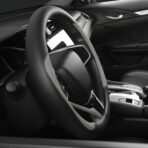 Car Steering Wheel Cover,Microfiber Leather Steering Wheel Cover Universal 14.5-15 inch, Anti-Slip Breathable Auto Wheel Cover Protector for Men Women (Black&Gery) - Image 3