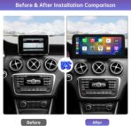 Road Top 10.25" Linux Car Multimedia Screen for Mercedes Benz CLA GLA Class C117/ X117/X156 2013-2015 Year with NTG4.5/4.7, Support Wireless CarPlay Android Auto Use OEM Bluetooth Calling - Image 5