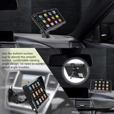 GPS Navigation for Car, Latest 2025 Map,7 inch Touch Screen Real Voice Spoken Turn-by-Turn Direction Reminding Navigation System for Cars, Vehicle GPS Satellite Navigator with(Free Lifetime Updates) - Image 3