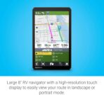 Garmin RV 895, Large, Easy-to-Read 8” GPS RV Navigator, Custom Routing, High-Resolution Birdseye Satellite Imagery, Directory of Parks and Services, Landscape or Portrait View Display - Image 3