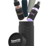 Couth Travel Kit - Car Cleaning Travel Bundle w/Interior Cleaner and Detailer | Ceramic Detail Spray | Microfiber Cleaning Towels - 4 Piece Kit