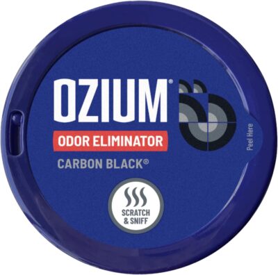 Ozium 4.5 Ounce 4 Pack Odor Eliminating Gel for Homes, Cars, Offices and More, Carbon Black - Image 8