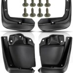 YHTAUTO Mud Flaps Splash Guards Replacement for Honda Civic 2012 2013 2014 2015 Sedan, Mudguards Mudflaps Accessories for Cars Wheel Protector with Hardware Kit, Front & Rear 4Pcs Set