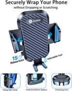 andobil Universal Car Phone Clip Holder [Military Sturdy, Firmly Grip & Never Slip] Ultra Stable Dashboard Cell Phone Mount for Car Dash Fits All iPhone 16 15 14 13 12 Pro Max Android Samsung GPS - Image 6