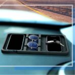 Yulejo Extra Large Dashboard Mat for Car Dashboard Accessories, Anti Skid Car Pad Compatible with All Smartphone Car Non Slip Pad for with Non Marking Tape (Trendy) - Image 7