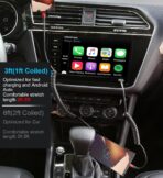 USB C Cable 3ft 2Pack USB C to USB C Charger Cable for Car, Coiled Type C Fast Charging Cable for iPhone 17/16/15/Plus/Pro/Pro Max/MacBook Pro 2020/iPad Pro 2020/iPad Air 4/Samsung Galaxy S23-Red - Image 4