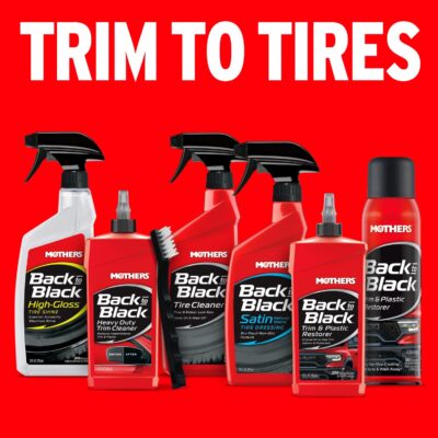 Mothers Back-to-Black Trim & Plastic Restorer, 12 oz. — Removes Oxidation, Dirt & Wax Residue – Restores Faded Trim & Provides Long-Lasting Protection (06112) - Image 7