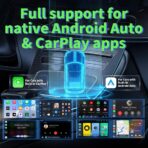 Wireless CarPlay Adapter, Convert Wired to Wireless CarPlay, Silver, Plug & Play, No Delay, USB & USB-C Compatible for Cars 2016+, Compatible with iOS & Android - Image 3