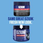Ozium 4.5 Ounce 4 Pack Odor Eliminating Gel for Homes, Cars, Offices and More, Carbon Black - Image 2