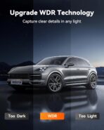 WOLFBOX G930 10'' Rear View Mirror Camera with 5.8GHz WiFi, 4K Dash Cam Front and Rear with WDR, Touch Screen Rearview Mirror Backup Camera, Parking Monitor, Reverse Assist, Includes 64GB Card & GPS - Image 4