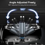 [2 Pack] Retractable Car Charger 4 in 1 Fast Car Phone Charger 69W, USB C Car Truck Accessories Adapter with 2X Retractable Charger Cords and 2X USB Ports for i Phone 17/16/15/14, for Samsung S25/S24 - Image 5