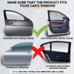 EcoNour Magnetic Car Side Window Sunshade (4 Pack) | Baby Window Shade Sunscreen Block Sunlight | Car Front and Rear Sun Shade for Baby | Side Windows Sun Protection Accessories - Image 5