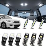 EASY EAGLE LED Interior Car Lights for Honda-Accord-2013-2022: 14 Piece Kit White LED Light Bulbs - Super Bright 6000K + Install Tool