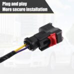 X AUTOHAUX 1 Set Front Fog Light Lamp Wiring Harness for Chrysler 300 2005 2006 2007 2009 2010 No.5059136AB Fog Light Adapter Harness - Image 5