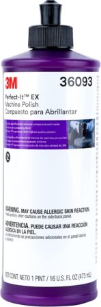 3M Perfect It Buffing and Polishing Kit | 36057 39062 36093 3M Pint Rubbing Compound, Machine Polish, Ultrafine Polish | Buffing Compound, Car Polishing Kit | with Kangaroobands Microfiber Cloth - Image 2